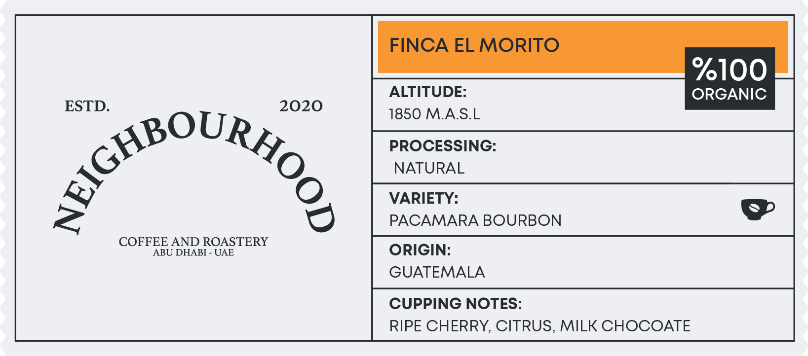 Guatemala Finca El Morito Neighbourhood Roastery